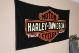 Vintage Large Harley Davidson wall banner