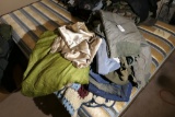 Lot of Clothing, sleeping bag, military etc