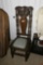 Fancy Victorian Figural Chair w/Man's Face