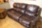 Nice Leather or Leather Look Sofa - Reclines