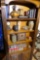 Assorted items on shelves lot