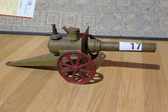 Antique Big Bang Cannon in Old Paint