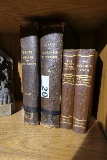 2 Pairs of Antique Books - Includes scientific