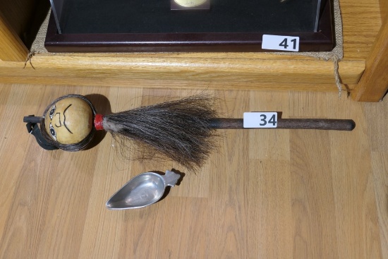 Vintage Native American Made Rattle by Cherokee Lex Owl