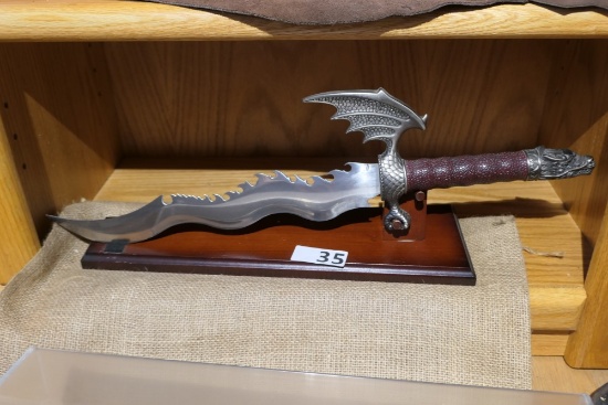 Large sized vintage fantasy knife