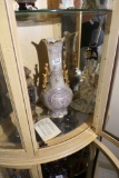 Asian vase, figure of a lady, centerpiece. Free pickup or we'll drop with the shipper for a fee.