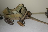 Vintage Antique Style Wooden Child's Wagon