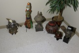 Group lot of assorted Asian, Chinese decorative items