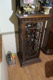 Nice Metal and Wood Italian style wine rack