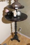 Two Level Steampunk Stand with Metal Base