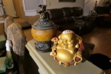 Plastic Buddha and decorative piece