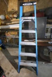 Blue Werner 6' Step Ladder