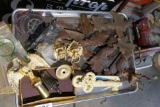 Assorted CLock parts, smalls etc