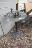 Metal Bird Bath