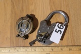 Antique style lock PLUS Brass Compass