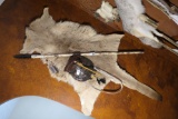 Native American Made Spear With Buffalo Horn Tip