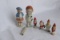 Group lot small ceramic Made in Japan Christmas Figurines