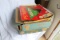 Group lot of three better vintage Christmas light boxes