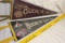 2 Antique Buckeye Lake Pennants with Indian Themes
