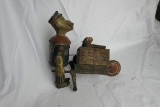 Antique Tin Litho Popeye the Sailor Wind up Toy