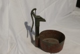 Unusual Antique Toy Well Pump and Basin