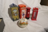 Group lot of assorted English banks including Bunnykins