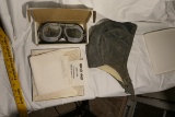 Group Lot Aviator Items - Goggles, Hat, Scarf