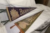 2 Antique Buckeye Lake Pennants