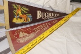 2 Antique Buckeye Lake Pennants