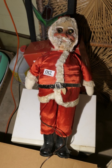 Vintage Santa Claus Doll with Light Up Eyes