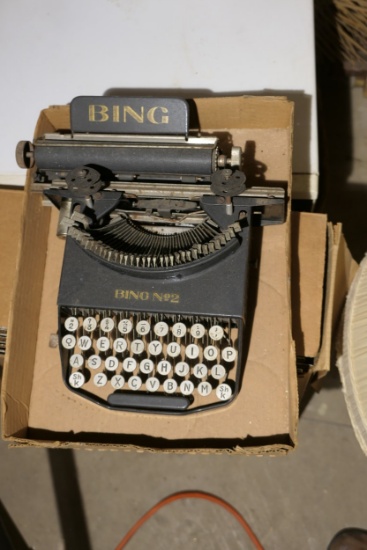 Antique Bing No. 2 Unusual Typewriter