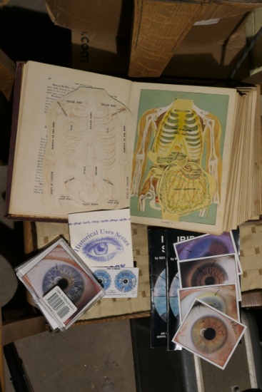 Antique medical book w/Anatomy illustrations