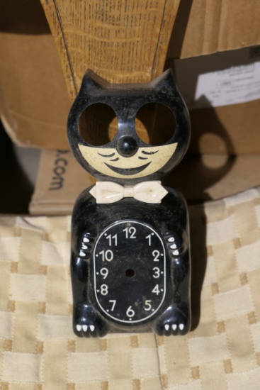 Vintage 50s Kit Cat Plastic Clock Housing