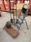 Dolly, cart, gas can, step stool lot