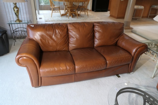 Very nice large Italian Leather Couch