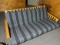 Vintage wooden futon couch/bed