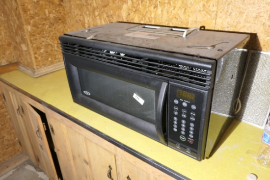 Under counter mounted microwaves
