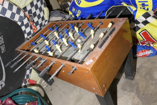 Vintage foosball table