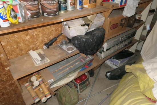 Wall lot of assorted items - Croquet, 2 canopy tents etc