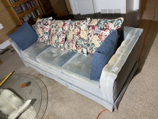 Vintage upholstered couch