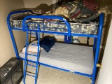 Vintage bunk bed with mattresses