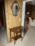 Side table and mirror