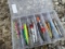 Lot of assorted fishing lures - Rapala etc