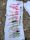 Large Lot of Great Lakes Trolling Fishing Lures