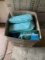 Box of adult diapers and other related supplies