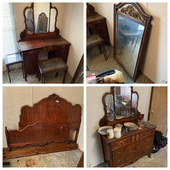 Group lot assorted 1930s Furniture