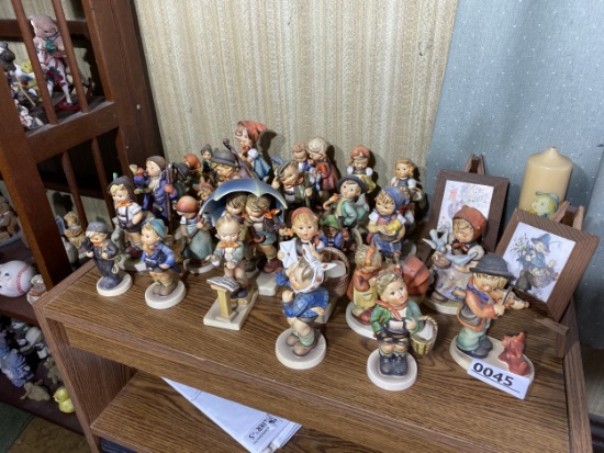 Large quantity of vintage Hummel figurines