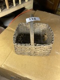 Small antique berry basket