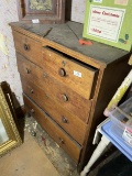 Antique Midwestern 19th c Dresser or cabinet