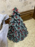 Vintage Ceramic Light Up Christmas Tree